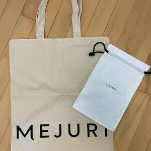 Mejuri Shopper Tote and Jewelry Pouch